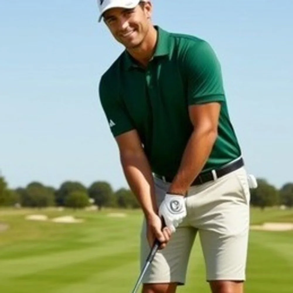 Adidas Men's Golf Polo‎ Green Size L
